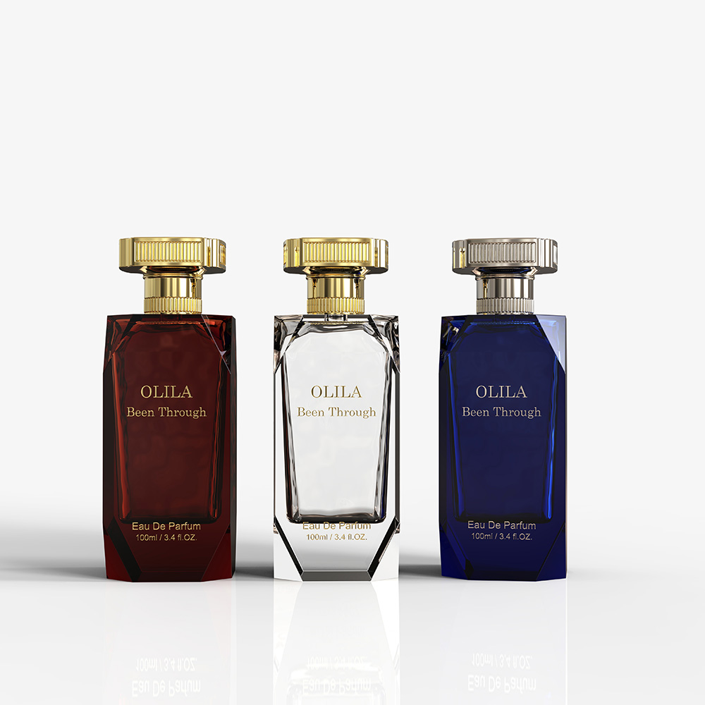 Crystal Cut Gem Perfume Bottle