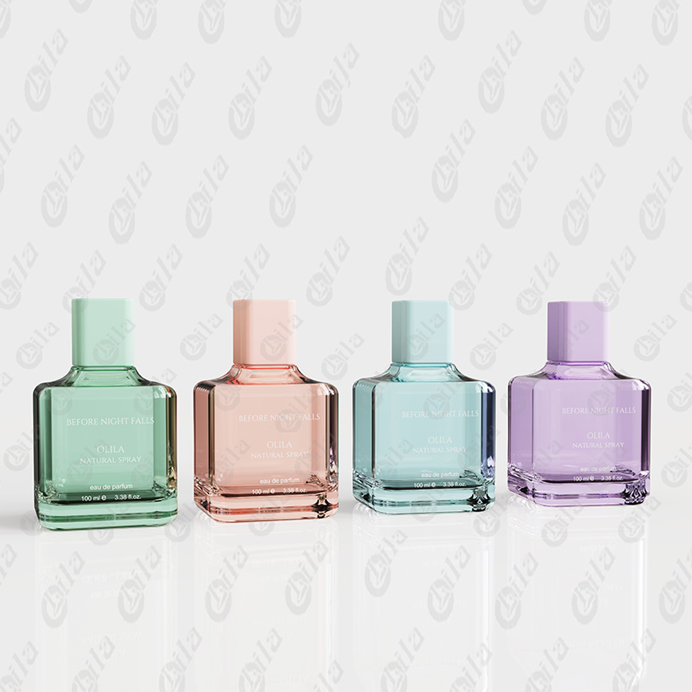 Mini Portable Square Glass Perfume Bottles