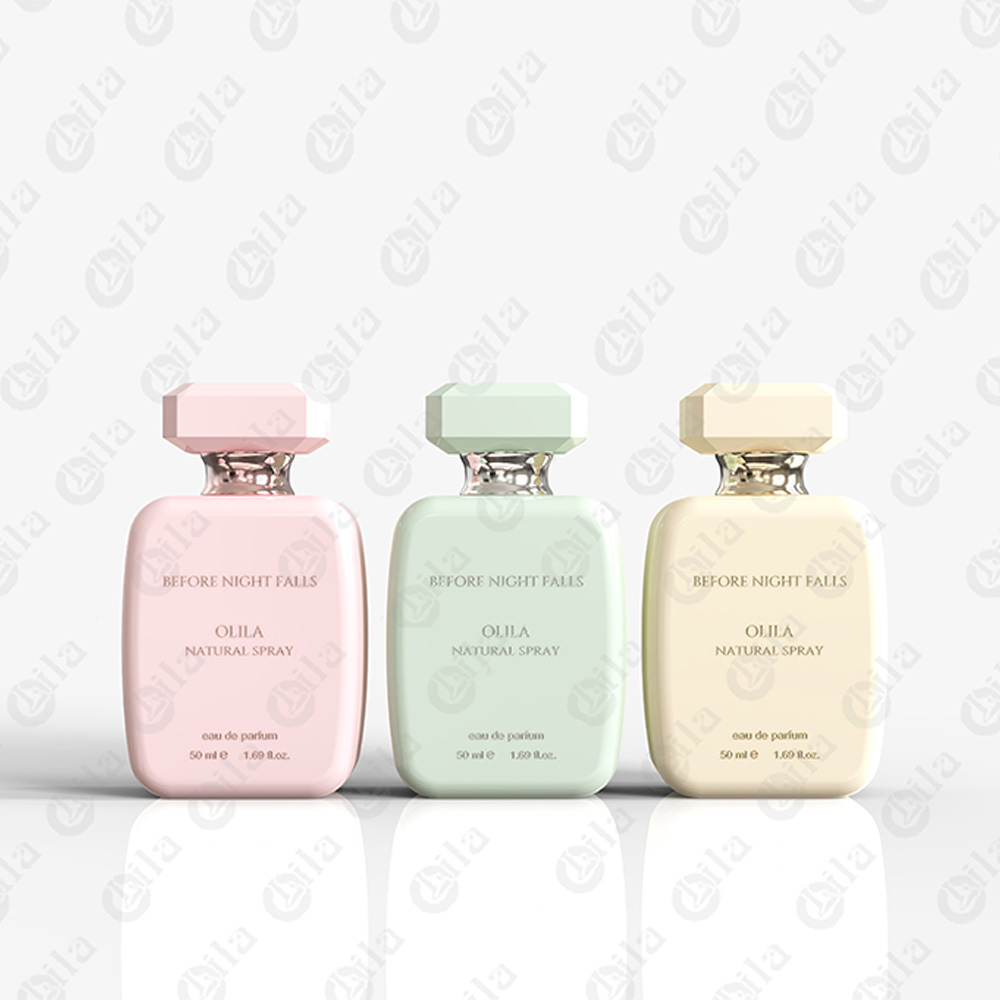 Pastel Hexagonal Cap Perfume Bottle