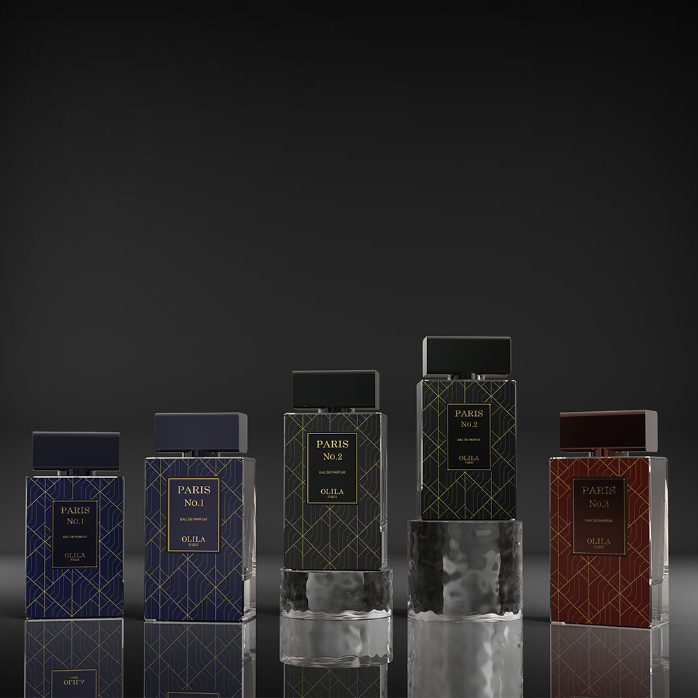 Interlocking Diamond Motif Perfume Bottle