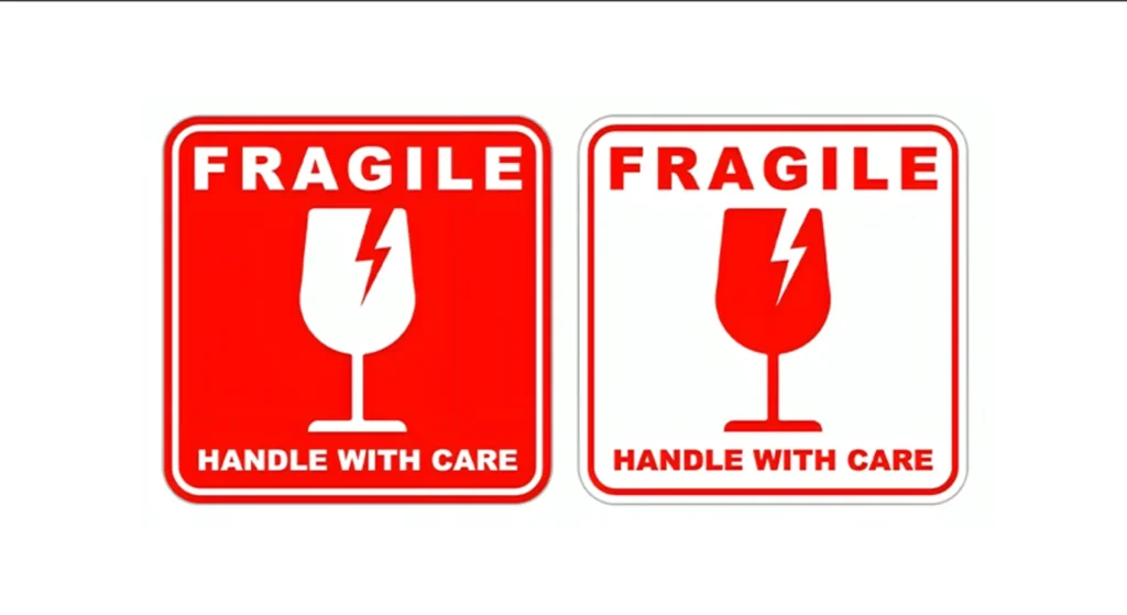 fragile mark